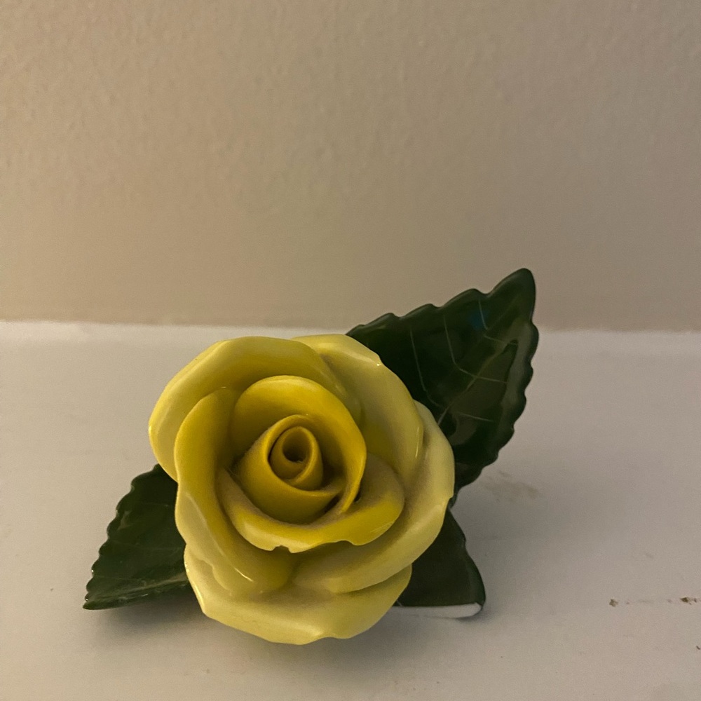 Herend- yellow flower on a leaf